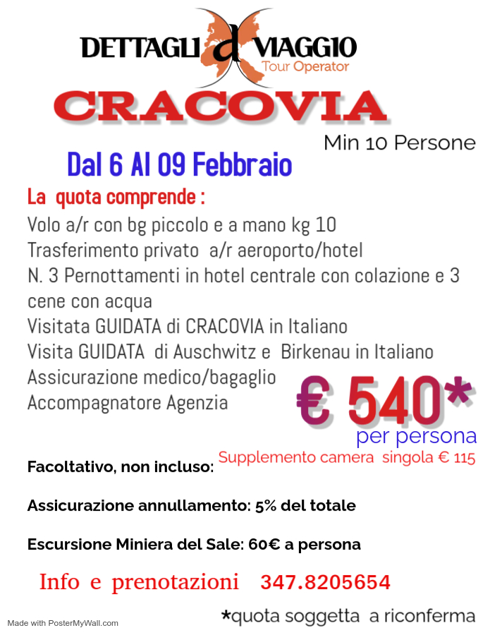 CRACOVIA IN GRUPPO